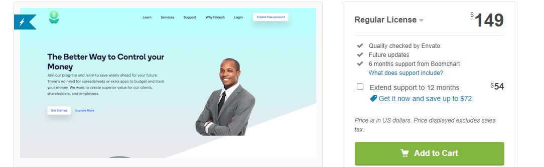 [CodeCanyon] Fintech 3.0.0 - платформа финансовых _0.jpg